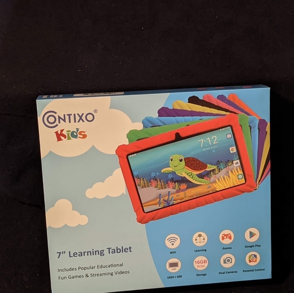 Contixo Kids Learning Tablet V8-2 Android 8.1 Bluetooth WiFi Educational Games - Picture 2 of 7